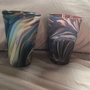Handblow Pint Glasses - Set of 2